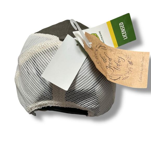 John Deere Chicken Mom Trucker Hat Snapback Cap Mesh Brown Do Good Today OSFA - Picture 6 of 10